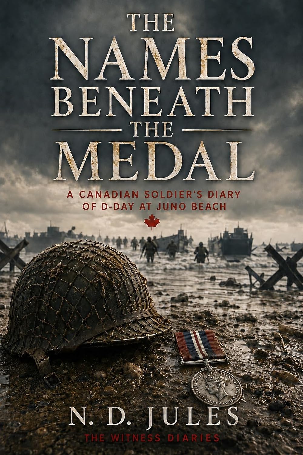 Cover of THE NAMES BENEATH THE MEDAL